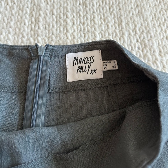 Princess Polly Grey Selby Mini Skirt Size 2 - Picture 4 of 7